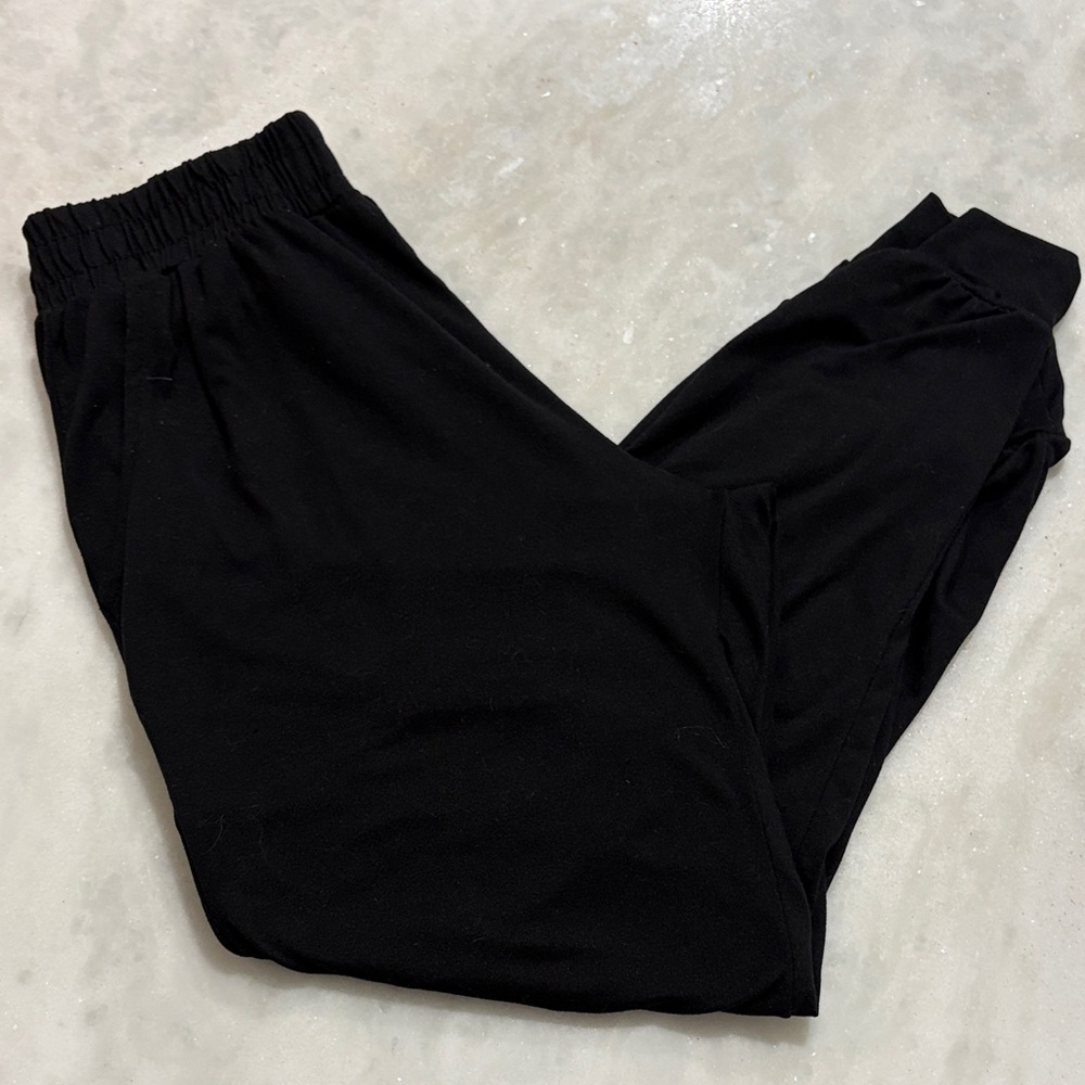 Real Essentials Black Casual Pants
